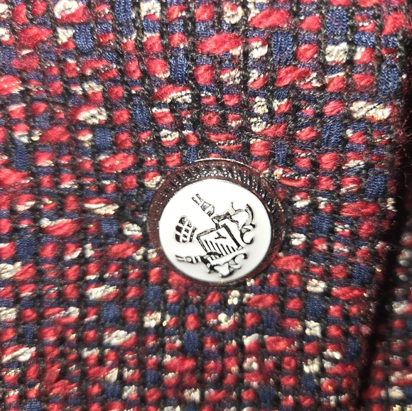 Forele Women's Tweed Blazer & Shorts Set  Size M - Picture 6 of 6